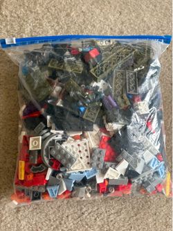Free LEGO compatible pieces gallon bag approx 2 pounds