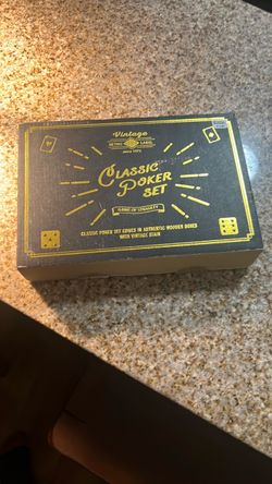 Classic poker set