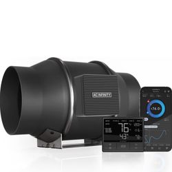 AC Infinity Cloudline Pro T6 6” Inline Duct Fan