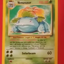 Venusaur Pokemon Trading Card (Base, 15/102)