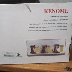 Kenome Pasta Maker Attachments Set,3-Piece Pasta Cutter