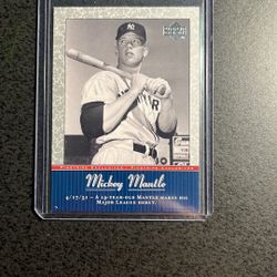 Mickey Mantle 2001 Major League Debut Card