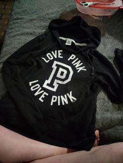 Pink hoodie