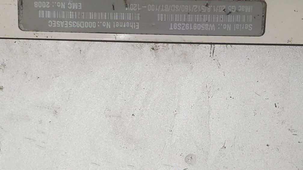 Apple G5 iMac 20 inch A1076 In Good Working https://.com/redirect/?o=Q29uZGl0aW9uLk5v Accessories Included