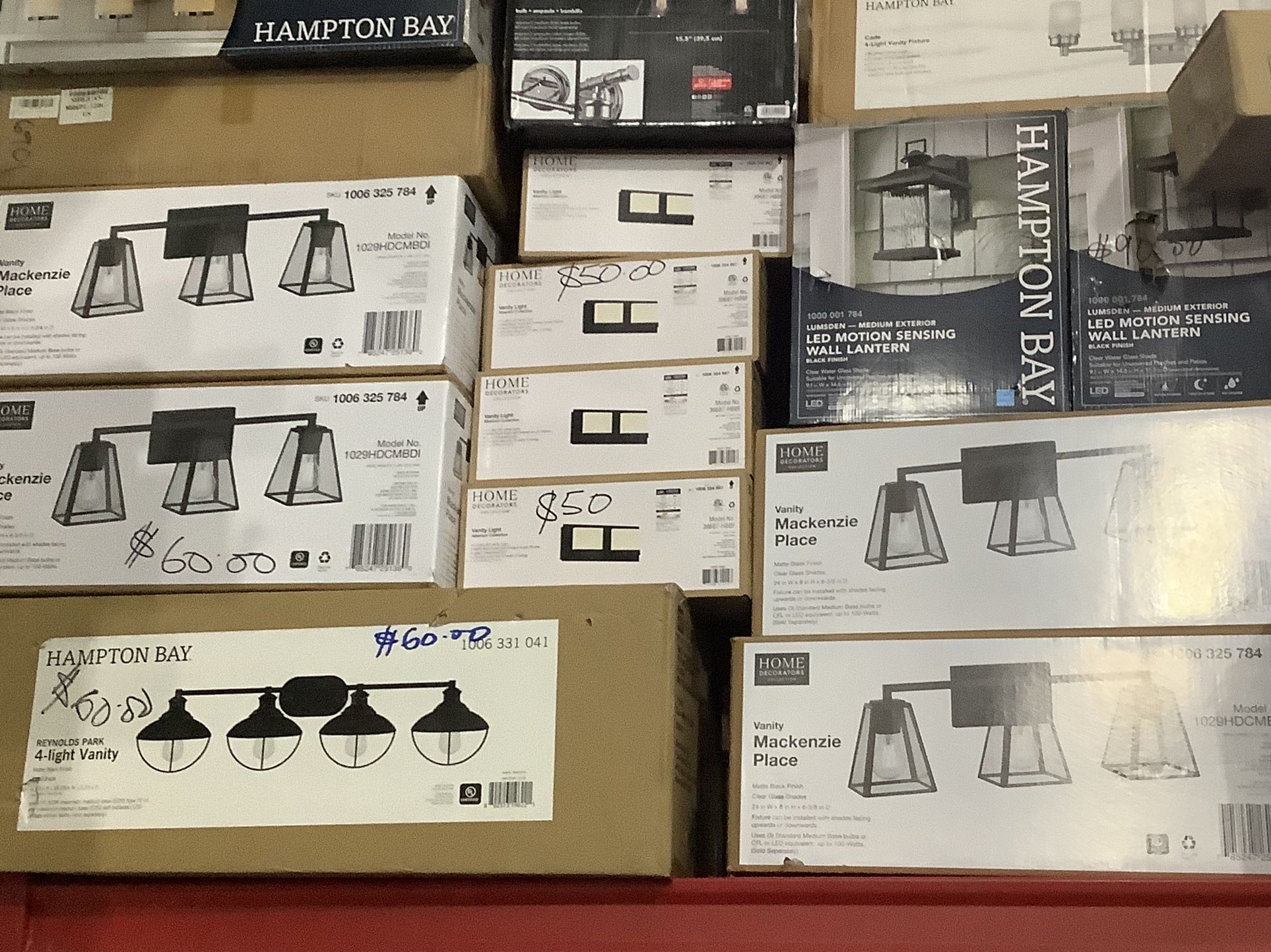 Vanity Lights $50-$70