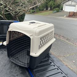 Medium Dog Kennel Crate Carrier Airline Approved like New 28” L by 20” W by 20”