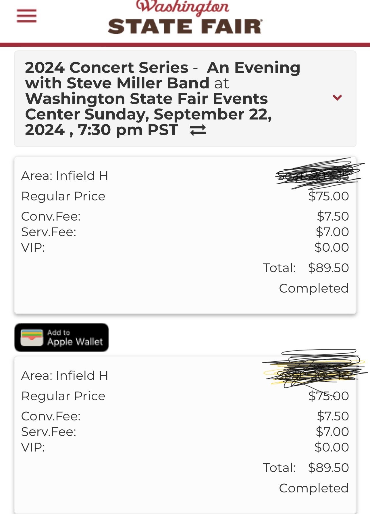 Tickets Concert