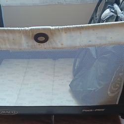 Portable Playard For Baby With Changing Table