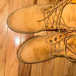 Tan Construction Timberland
