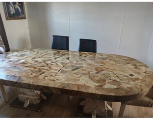 Muller of Mexico Onyx Stone Table - Mid Century MCM ( OBO)