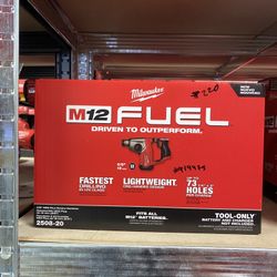 Milwaukee M12 FUEL 12V Lithium-Ion Brushless Cordless 5/8 in. SDS-Plus Rotary Hammer Drill (Tool-Only)