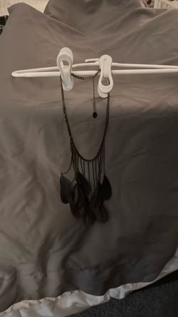 Feathered necklace