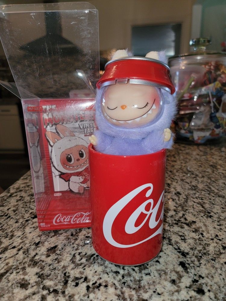 Lububu Coca-Cola Purple Doll Brand New
