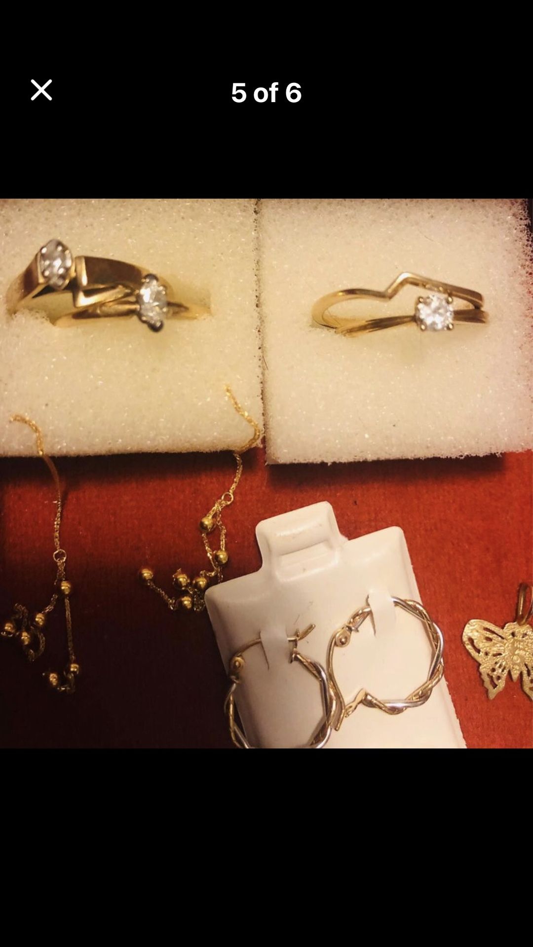A Lot Of Real Gold With Real Diamonds