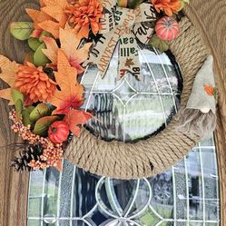 Fall Wreath Handmade 