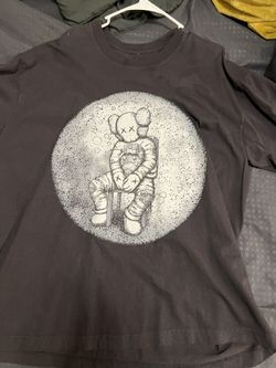 Kaws X Kid Cudi Man On The Moon Tee Shirt Large Black