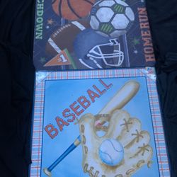 Baseball And Sports Poster