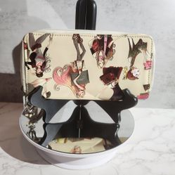 Stylish Leather Wristlet Purse – Cat Design