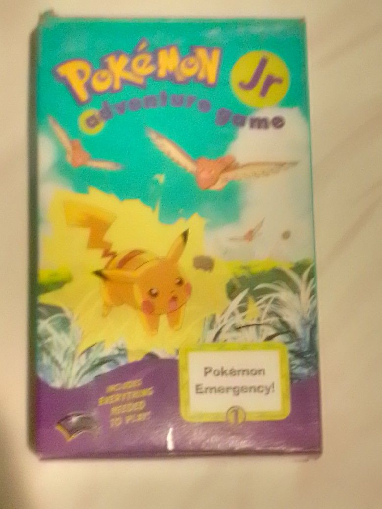Pokemon Jr Adventure Game NIB 1999