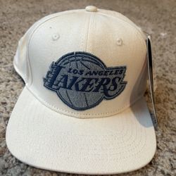 White Lakers Hat