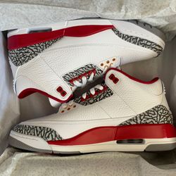 Jordan 3 Cardinal Red Size 10.5/12