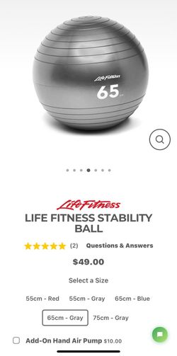 Stability Ball 65 CM Gray