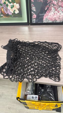 Universal Heavy-Duty Elastic Mesh Trunk Cargo Net with Clips