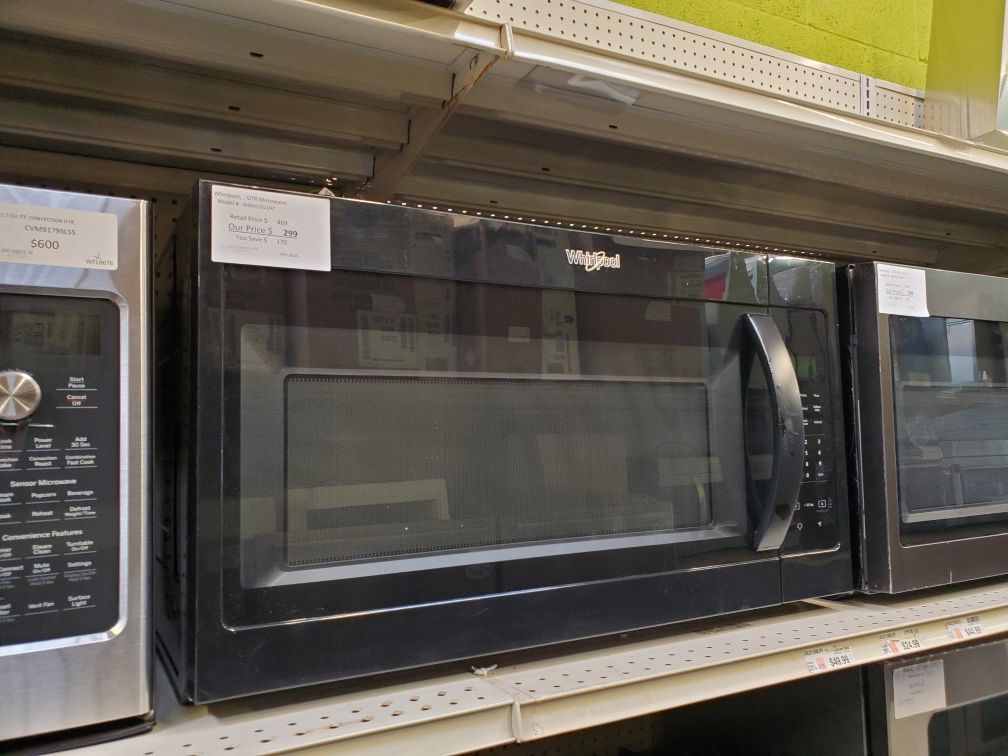 Whirlpool OTR Microwave