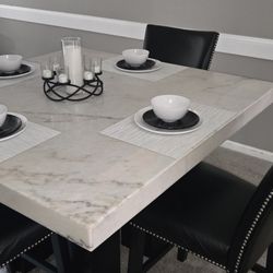 Marble Counter Top 5 Piece Set