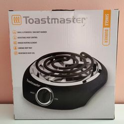 Toastmaster Single Burner 1000 Watt Hot Plate — Brand New