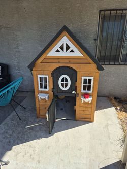 Playhouse made of wood