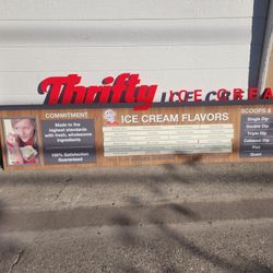 Thrifty Ice Cream Sign Original 