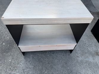 Pottery barn cayman 24” wood metal  Nightstand