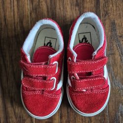 VANS Old Skool V Suede Toddler Shoe Size 7