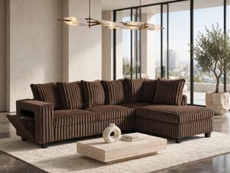 Modern Gray Sectional Sofa – Take It Home with $49 Down