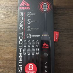 RBX Active Sonic Toothbrush – New in Box – 8 Extra Brush Heads