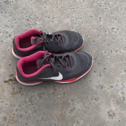 Grey and Pink Nikes 