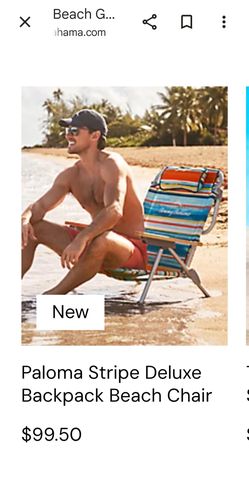 Tommy Bahama Backpack Beach Chair