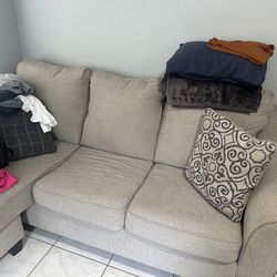 Couch and Chair with Ottoman