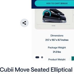 Cubii Under-Desk Elliptical Stepper 