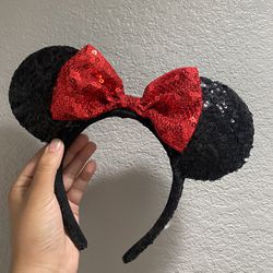 Disney Ears Black And Red 
