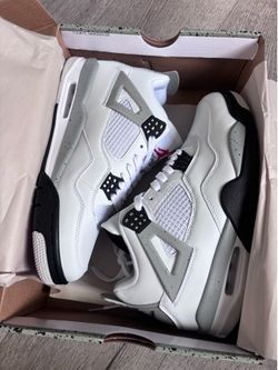 Jordan 4 white cement