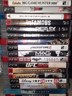 (18) call duty w2k15 ufc and more Playstation 3 ps3 video game lot no console just games