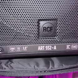 Par De Bocinas RCF ART 932 -A Con El Cover 