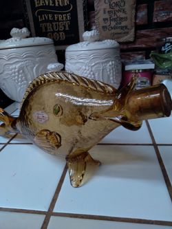 VINTAGE BLOWN FISH " LOS ANGELS