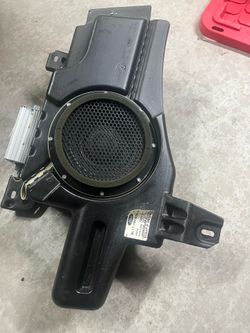 Original Ford sub and amp with enclosure