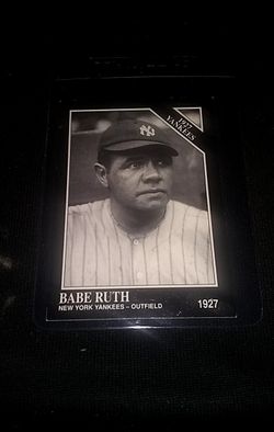Babe Ruth baseball card