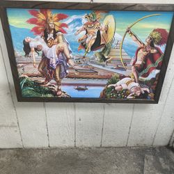 Aztecs Frames Aztecas Tattoos Home Decor Man Cave Posters Patios Living Room Sinaloa Cuadros 