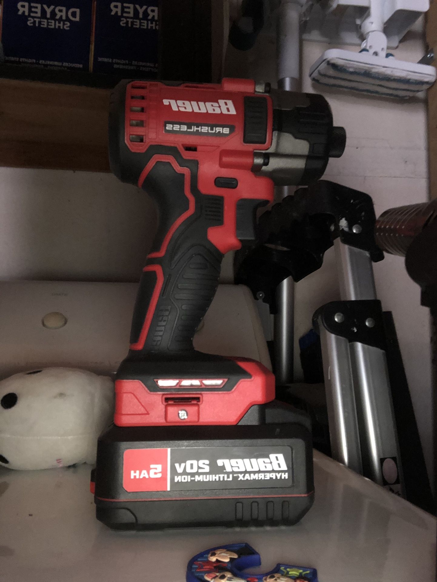 Bauer Brushlesss With 20v 5 Ah Battery New Never Used Impact Drill