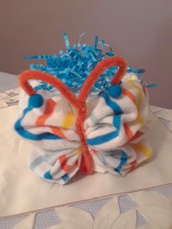 Mini diaper cakes